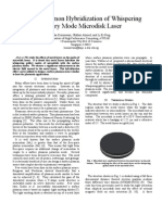 Surface Plasmon Hybridization of Whispering Gallery Mode Microdisk Laser - full paper