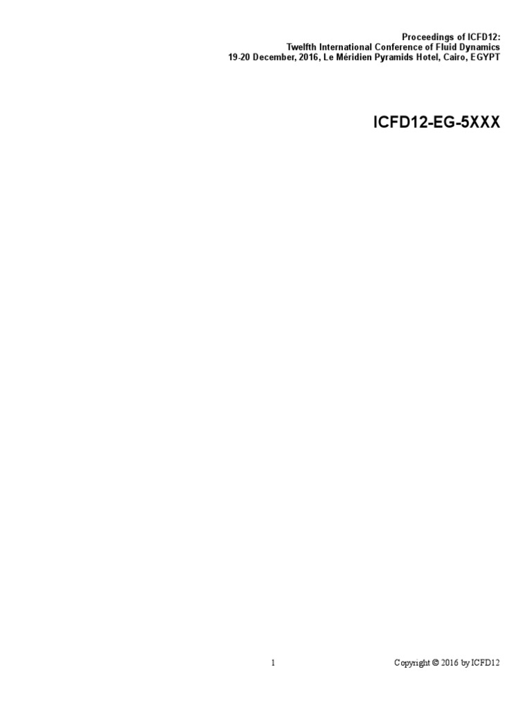 Paper Template ICFD12 | PDF | Science & Mathematics