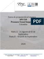 AGOSTO 2020 - Curso Preparacion API 510