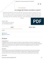 Hipoglucemia Severa y Riesgos de Eventos Vasculares y Muerte - NEJM