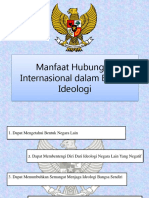 Manfaat Hubungan Internasional Dalam Bidang Ideologi