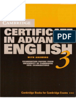 Cambridge Certificate in Advanced English 3
