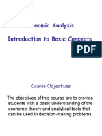Economic Analysis Introduction To Basic Concepts