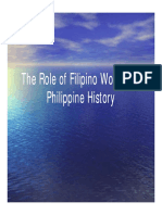 The Role of Filipino Women in Philippine History