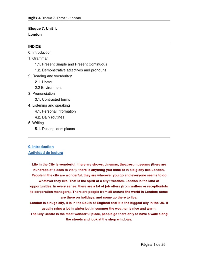 Ingles 3 | PDF