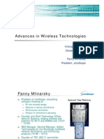 Advances in Wireless Technologies: Interop Las Vegas October 23, 2007 Fanny Mlinarsky President, Octoscope