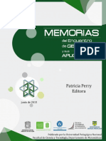 Memorias Del Encuentro de Geometria y Su PDF