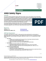 CRB ANSI Safety Signs