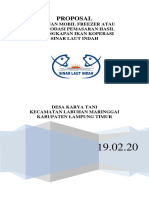Proposal Mobil Freezer Sinar Laut Indah PDF