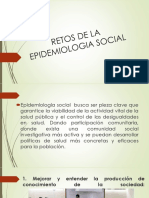 Epidemiologia social y desigualdades en salud