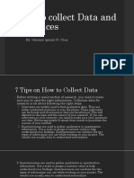 How To Collect Data and Evidences