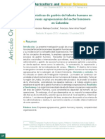 Investigación de GTH en Empresas Bananeras de Colombia