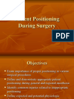 Patient Positioning During Surgery