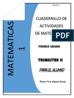 1o 2t Alumno - Matematicas Cuadernillo de Actividades