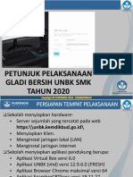 Petunjuk Pelaksanaan UNBK GLADI BERSIH SMK PDF