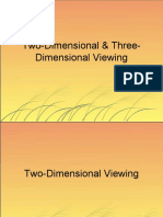 Two-Dimensional & Three-Dimensional Viewing