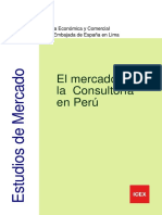 El Mercado de La Consultoria en Peru