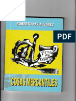Libro Cosas Mercantiles Roberto Paz Alvarez