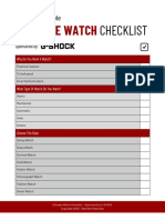 Ultimate Watch Checklist PDF
