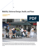 Mobility, Universal Design, Health, and Place