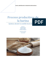 Proceso de elaboración de harina