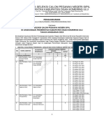 Pengumuman Penerimaan CPNS OKU 2019 PDF