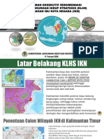 Paparan IKN Hasil KLHS Dari KLHK PDF