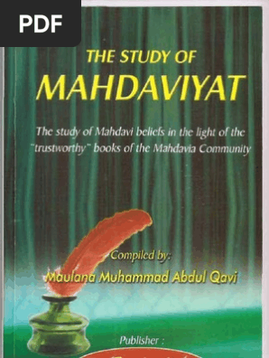 The Study Of Mahdaviyat Pdf