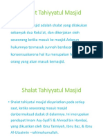 Shalat Tahiyyatul