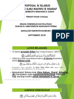 Umum Proposal & Silabus Kursus Arab - 070918
