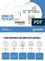 Manual Del Postulante Final 2020-1 - Nueva Línea Gráfica - VF