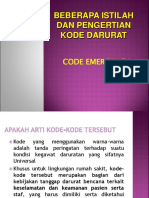 Istilah - Singkatan Darurat CODE