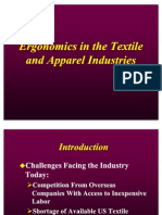 Ergonomics in The Textile Industry