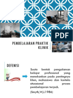 Pertemuan 13 Pembelajaran Praktik Klinik