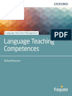 (Richard Rossner) Language Teaching Competences