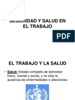 seguridad y salud en el trabajo