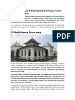 5 Masjid Tertua di Palembang Ini Punya Kisah Sejarah Menarik