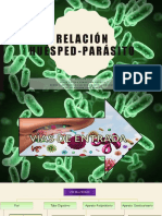 Relación huésped-parásito: vías de entrada y mecanismos de defensa