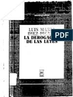 Diez-Picaso Luis - La Derogación de Las Leyes (Subrayado) PDF