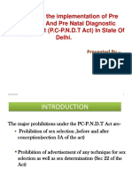 Vdocuments - MX Implementation of PC PNDT Act in State of Delhi Between 2008 2010