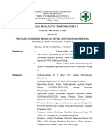 SK Tentang Penetapan Indikator Prioritas.