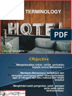 Hotel Terminology