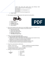 Soal Kelitrikan Sepeda Motor