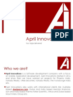 April Innovations Our Work