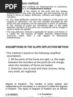 Slope Deflection Method - Theory