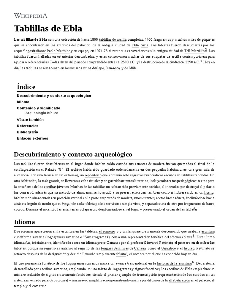 Tablillas de Ebla PDF