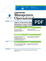 Tugas 4 Manajemen Operasi SP