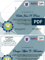 2nd Grading Certificate