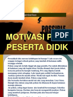 Upaya Guru Untuk Memotivasi Peserta Didik