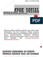 Kelompok Sosial MK Sosped